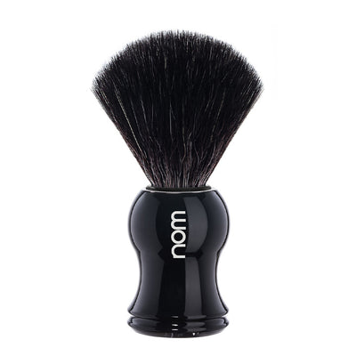 Bild von Shaving Brush Gustav – Black – Black Fibre